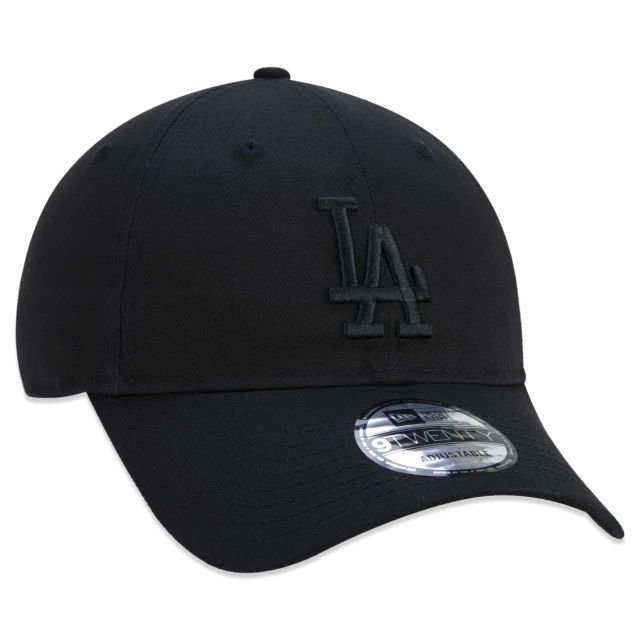 Boné New Era 9TWENTY MLB Los Angeles Dodgers Aba Curva Preto