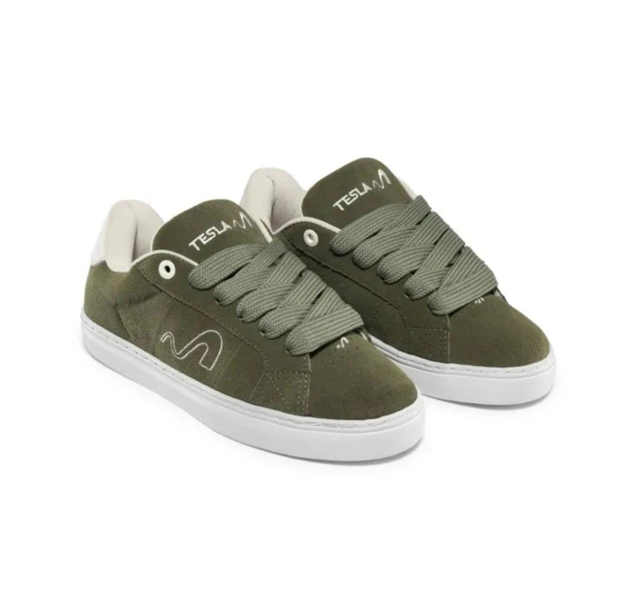 TENIS TESLA HERTZ OLIVE