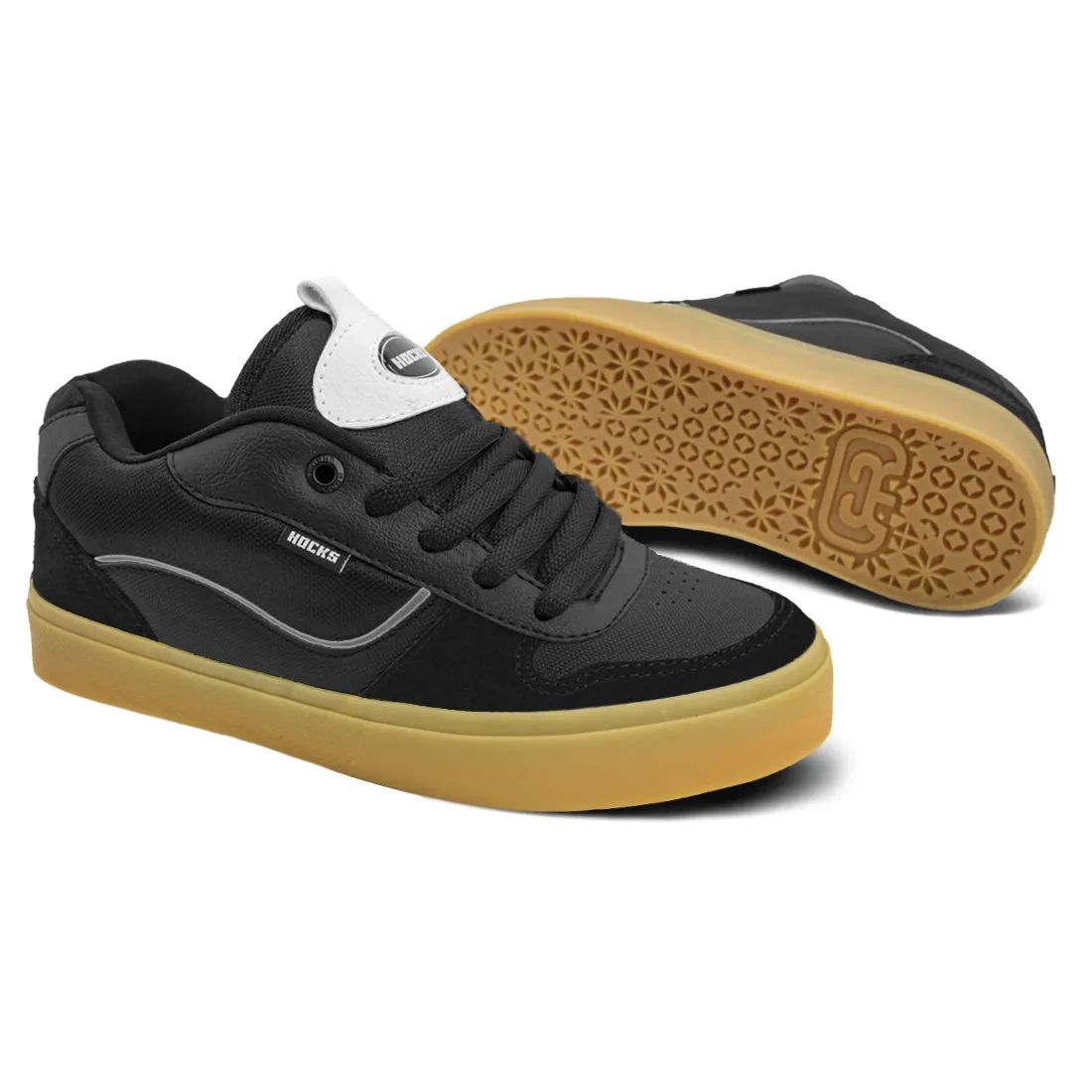 TENIS HOCKS PUFF BLACK FILM