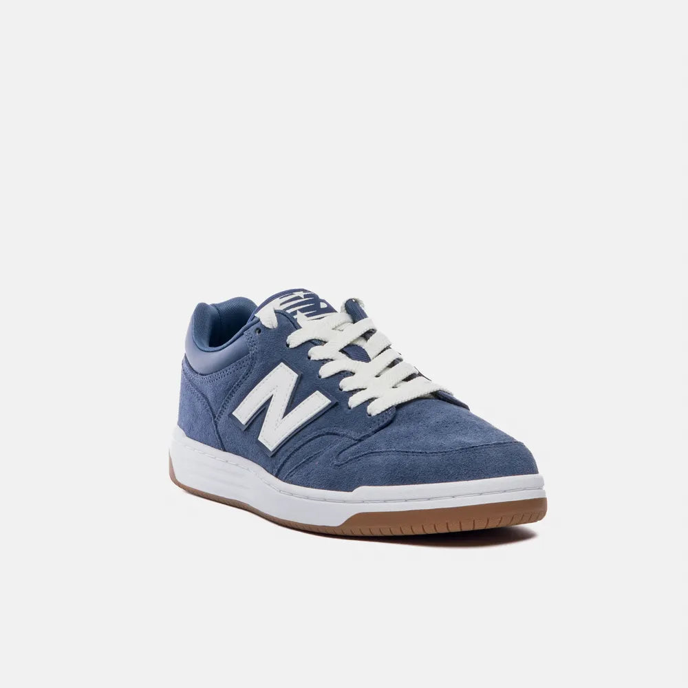 Tênis New Balance 480 Low Azul Marinho e Branco