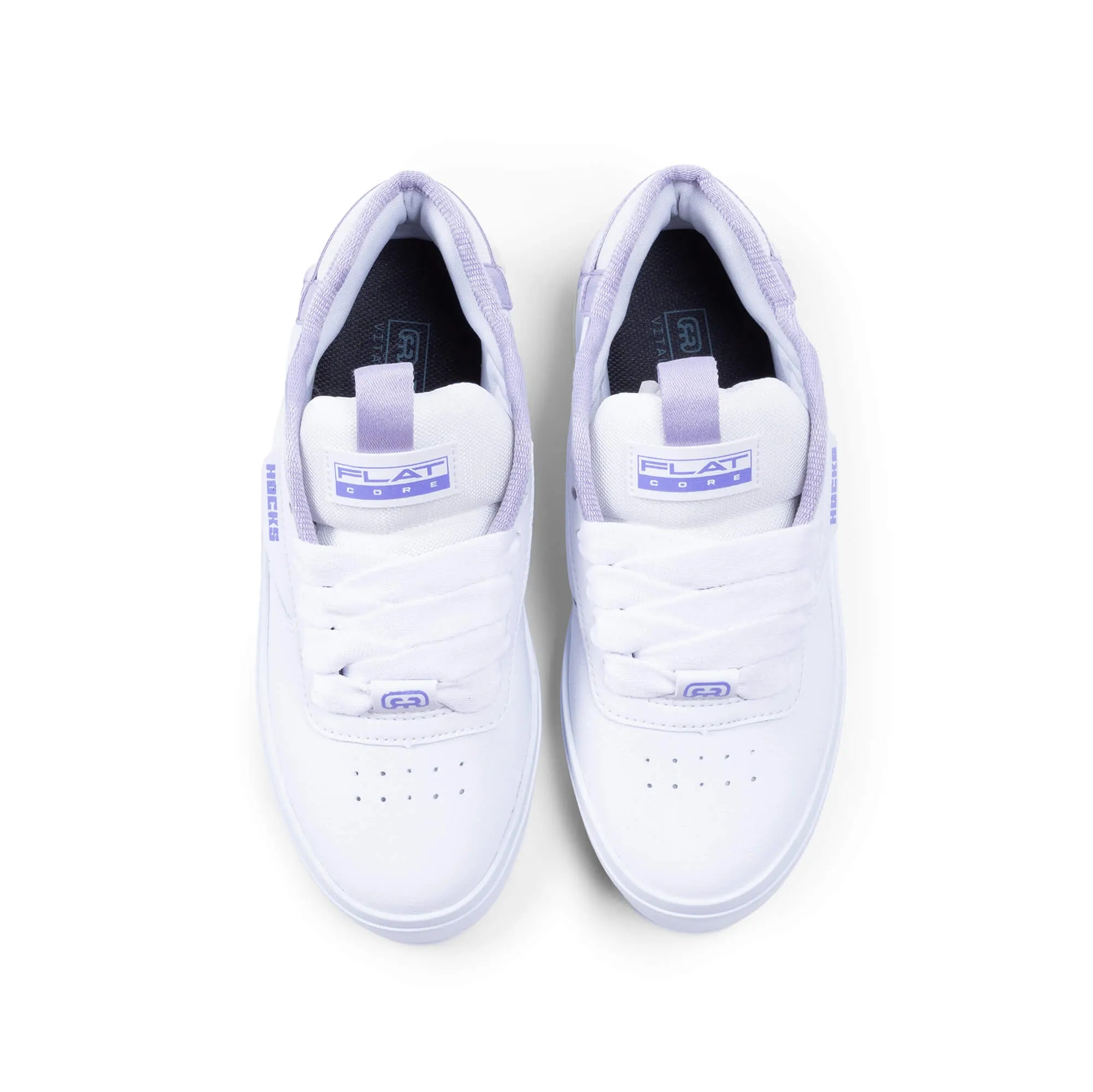 Tênis Hocks Flat Core - Branco Lilac