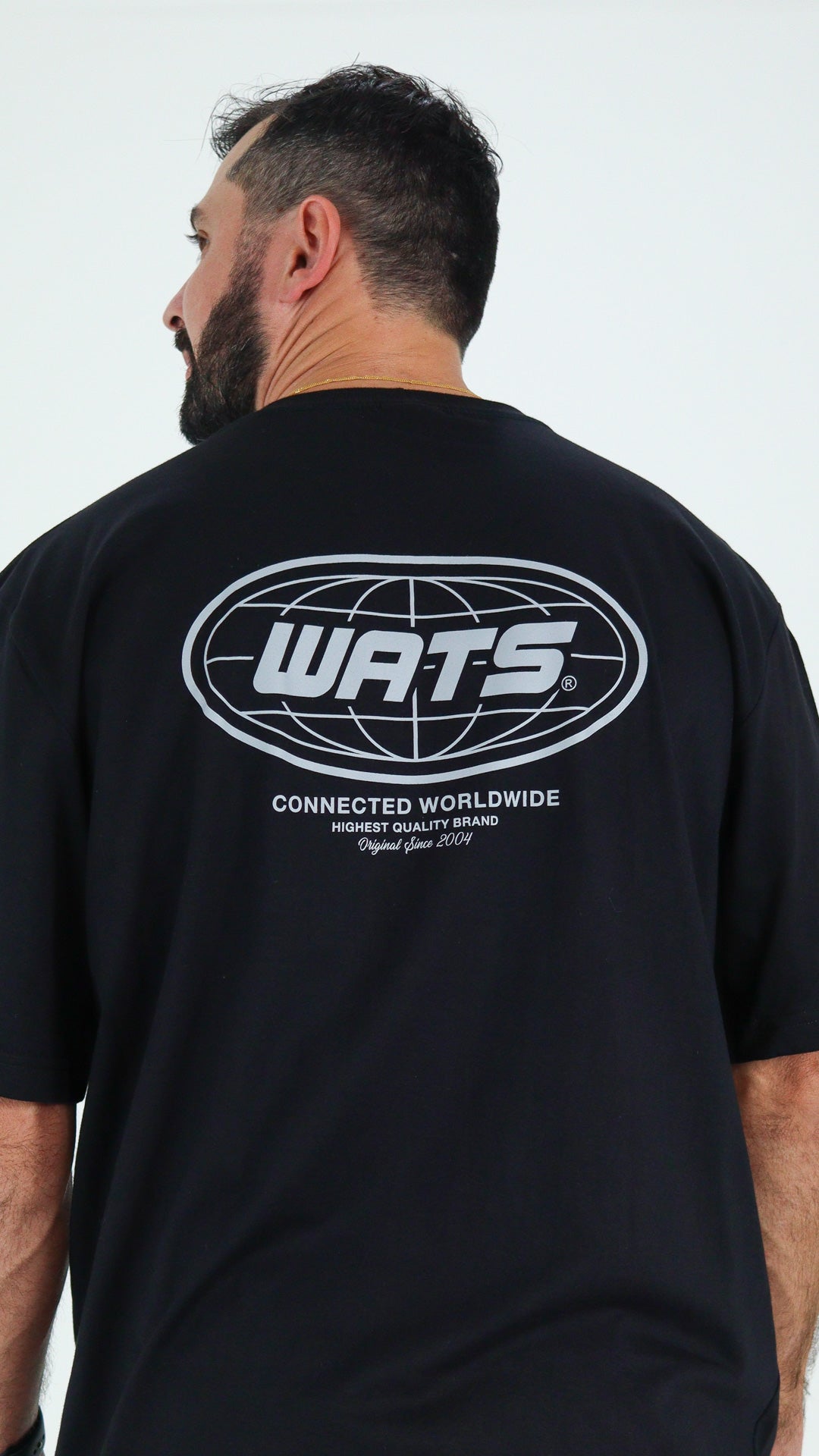 CAMISETA WATS COMPANY WORLD PRETA