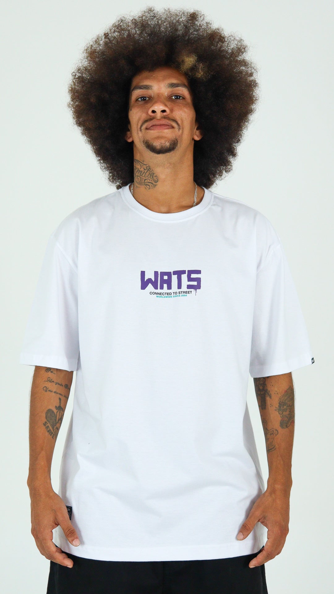 CAMISETA WATS COMPANY WHITER BRANCA