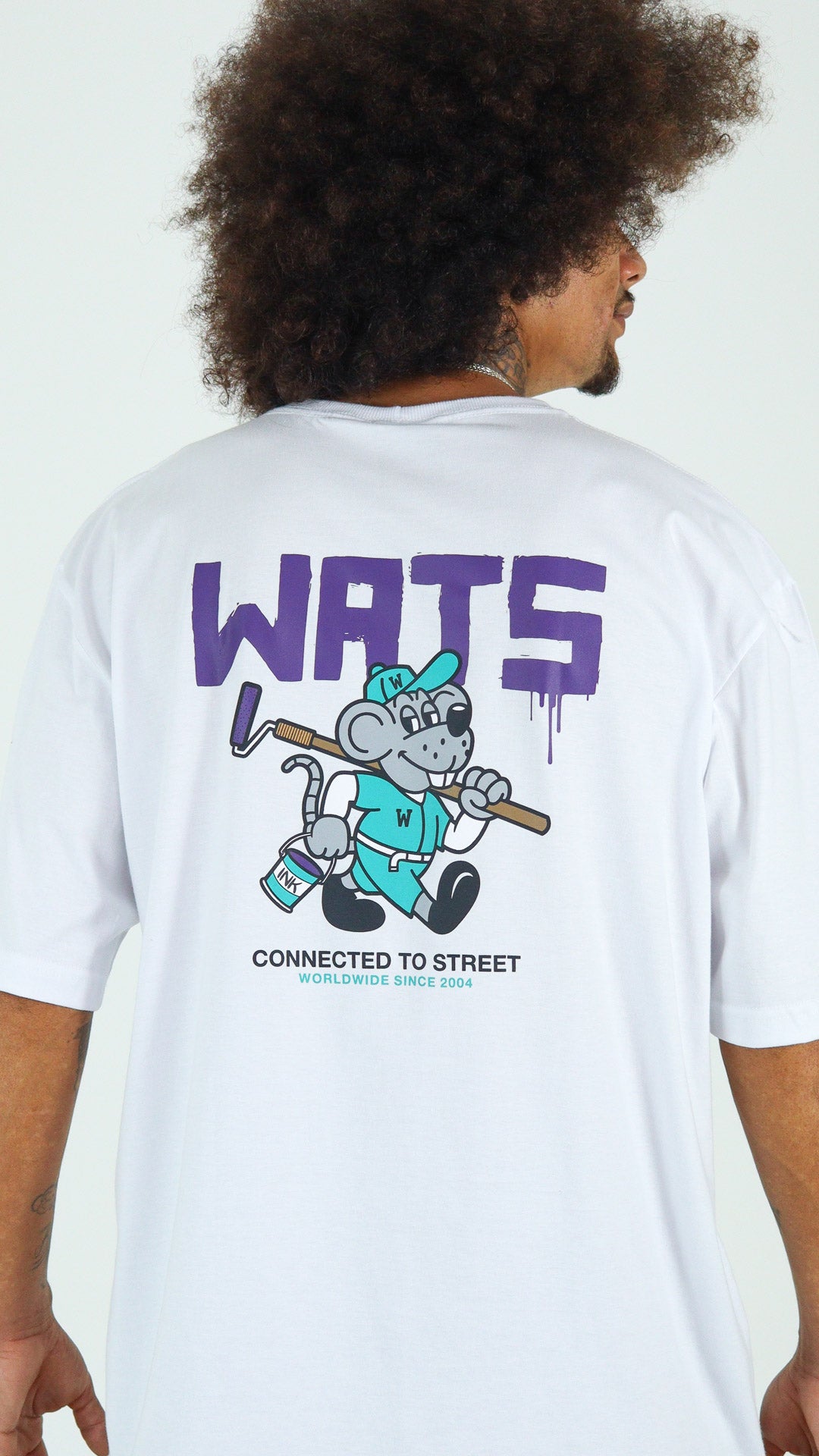 CAMISETA WATS COMPANY WHITER BRANCA