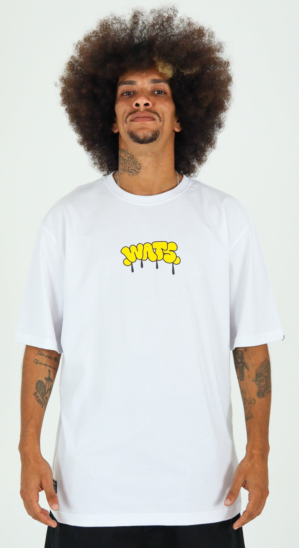 CAMISETA WATS COMPANY ON-LINE BRANCA