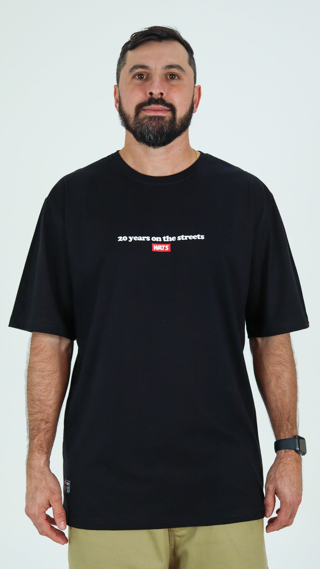 CAMISETA WATS COMPANY LET'S GO PRETA