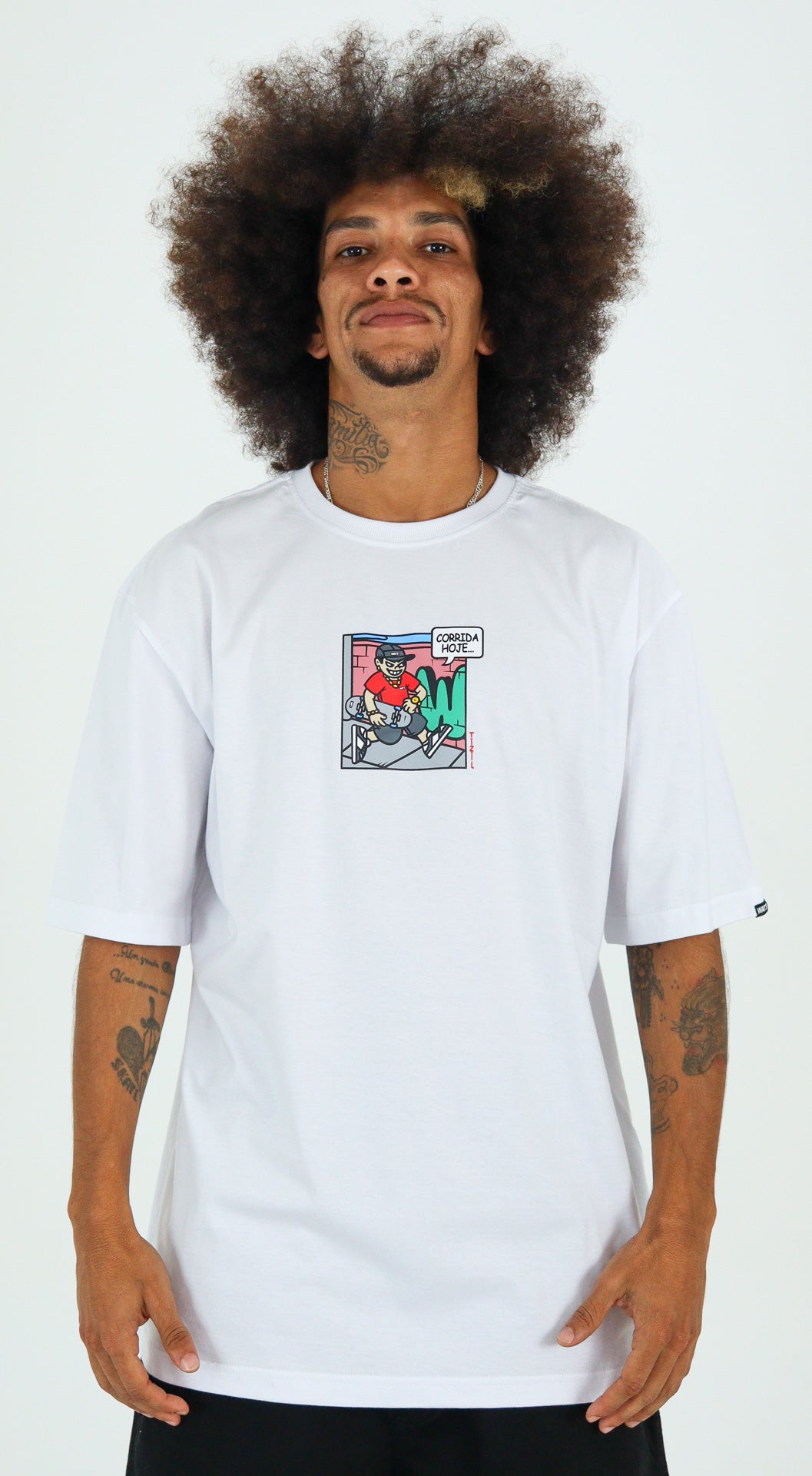 CAMISETA WATS COMPANY CORRIDA BRANCA