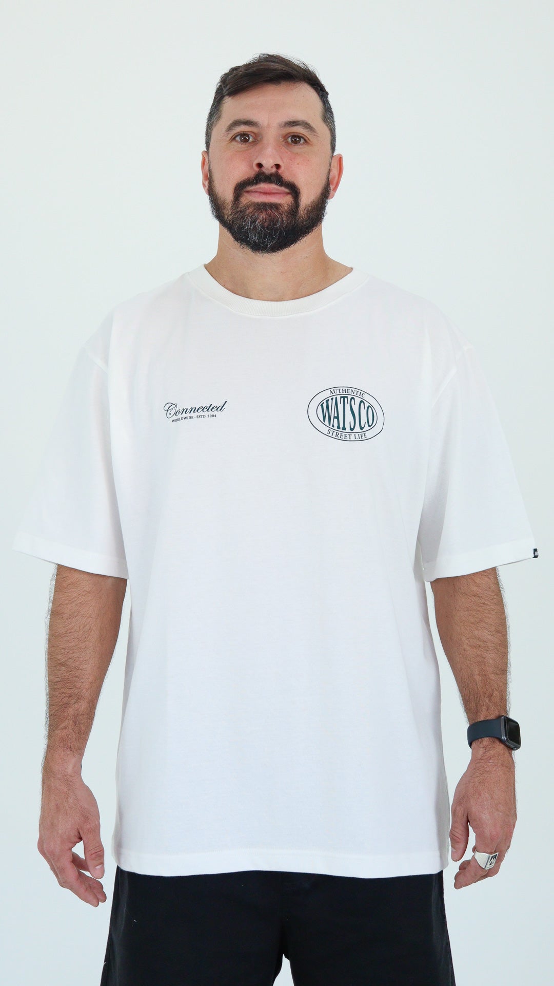 CAMISETA WATS COMPANY OVERSIZED CONNECTED OFFWHITE