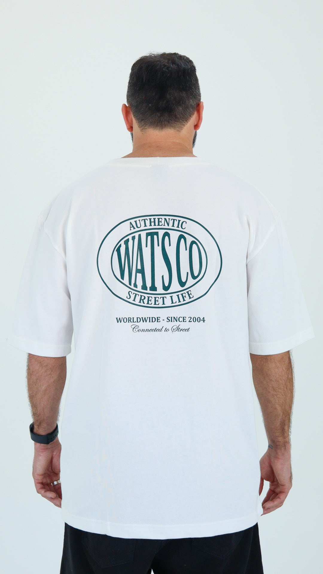 CAMISETA WATS COMPANY OVERSIZED CONNECTED OFFWHITE