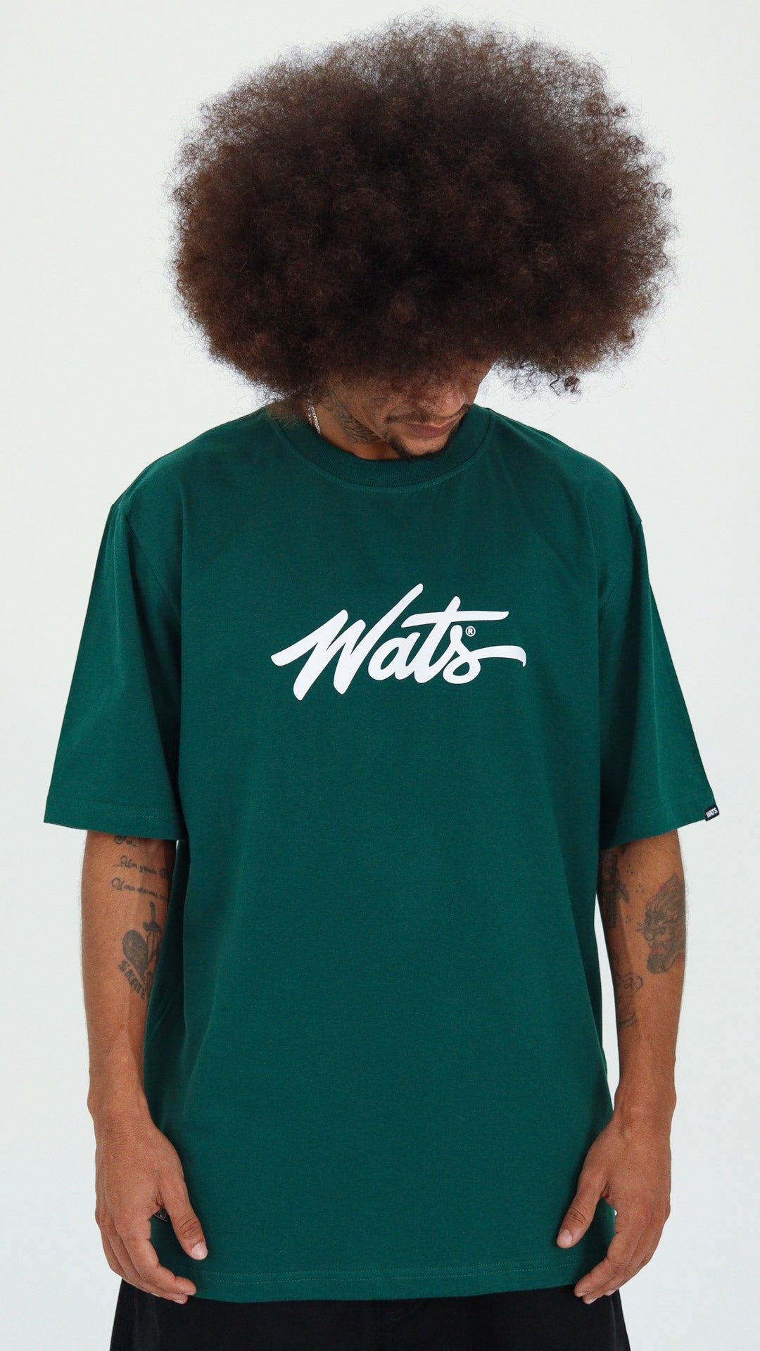 CAMISETA WATS COMPANY TAG VERDE