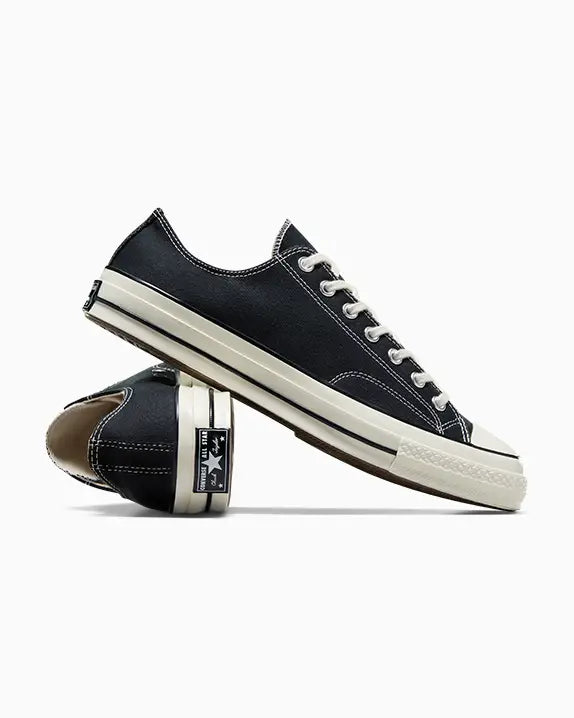 CHUCK 70 VINTAGE CANO BAIXO PRETO E BRANCO