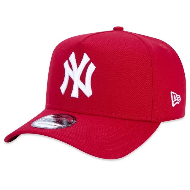 Boné New Era 9FORTY A-Frame MLB New York Yankees Vermelho