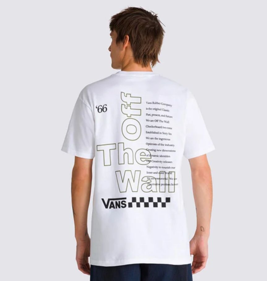 CAMISETA VANS POSTED SS WHITE