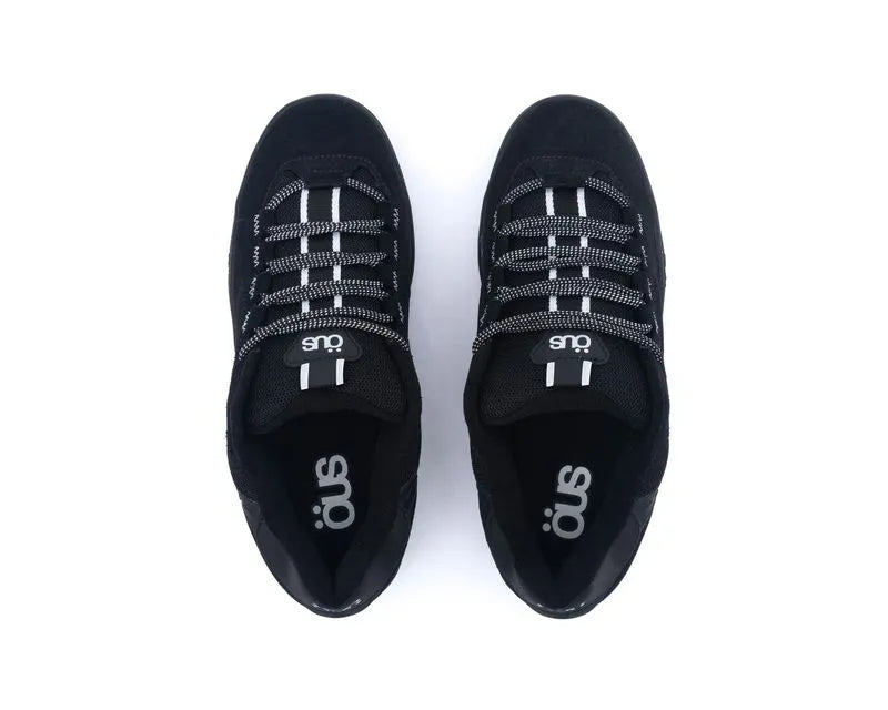 TÊNIS FLUENTE GTX PRETO/PRETO DETALHES PRATA/CINZA ESSENCIAL