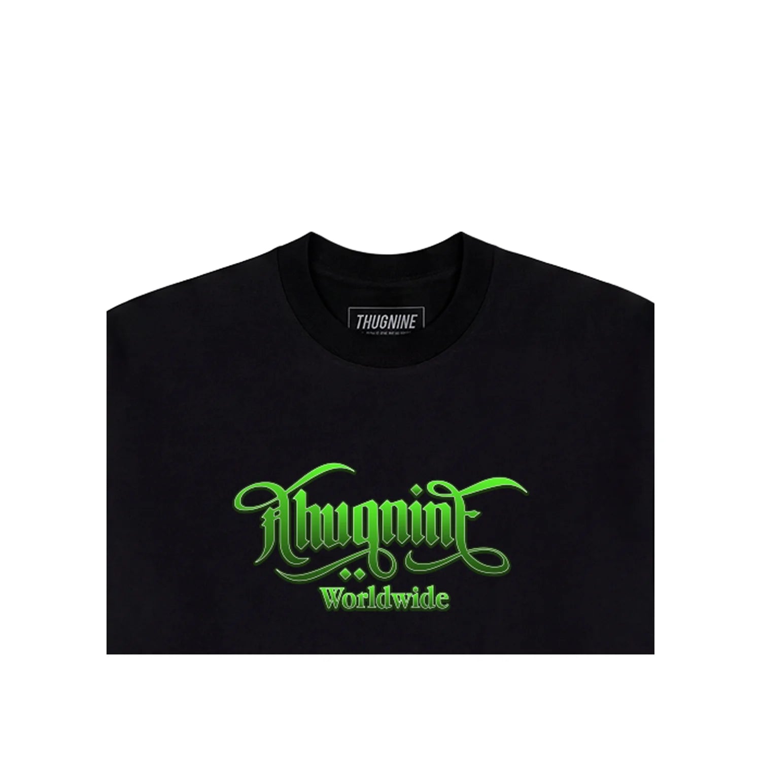 CAMISETA THUG NINE GREEN THREAT