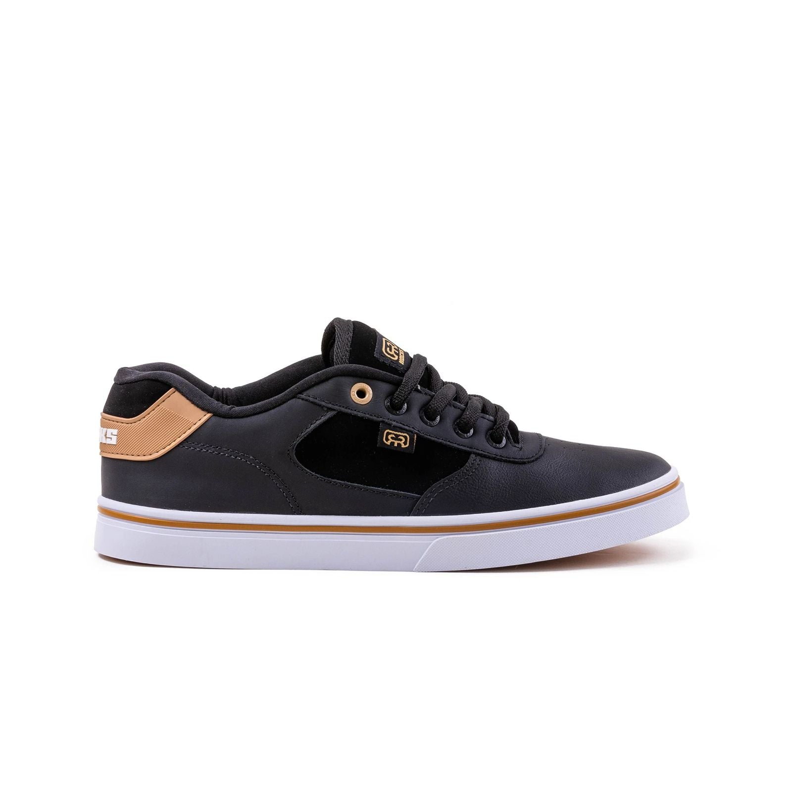 TÊNIS HOCKS FLAT LITE "BLACK NATURAL"