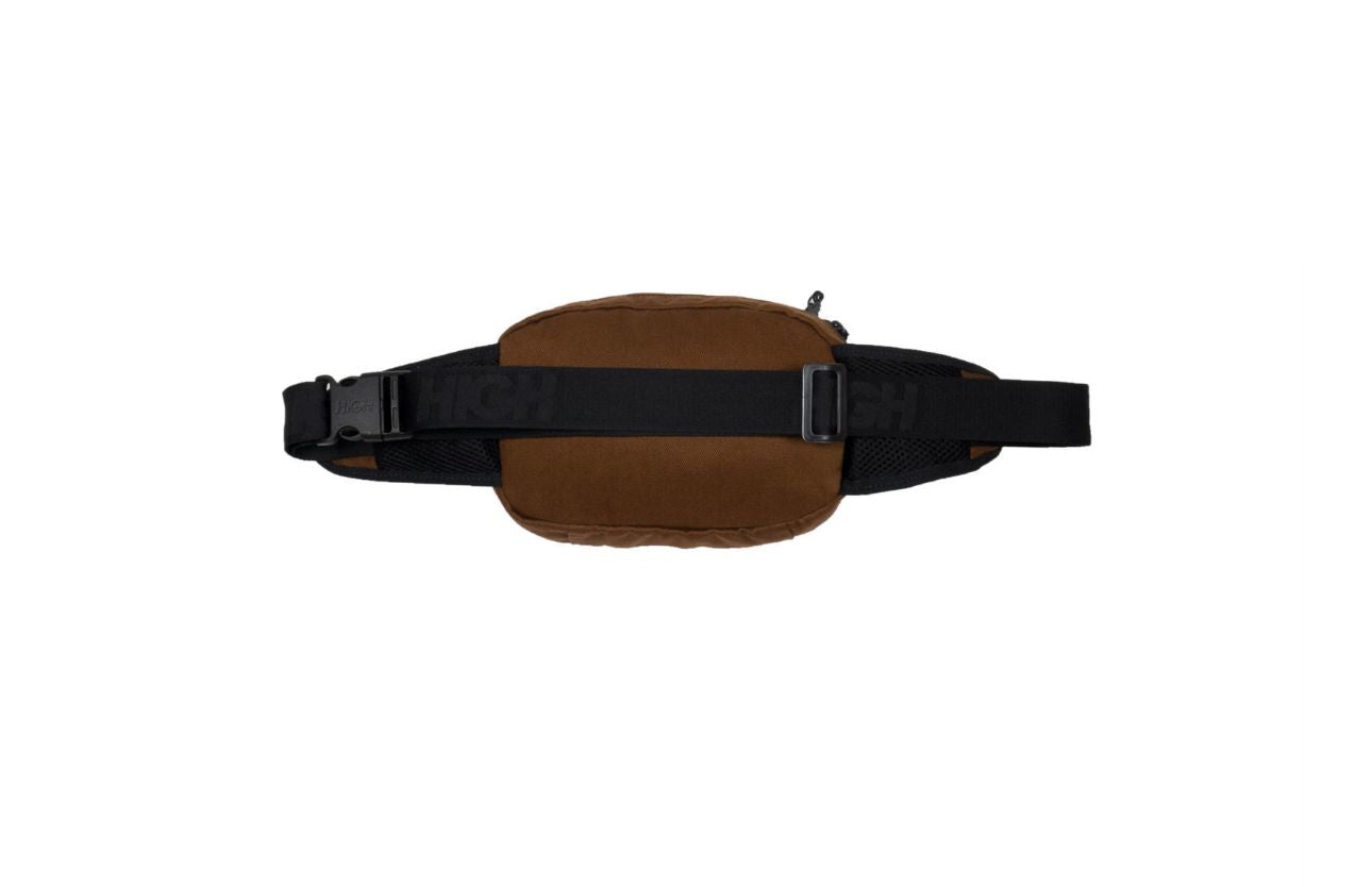 Pochete High Overdyed Denim Waist Bag Brown