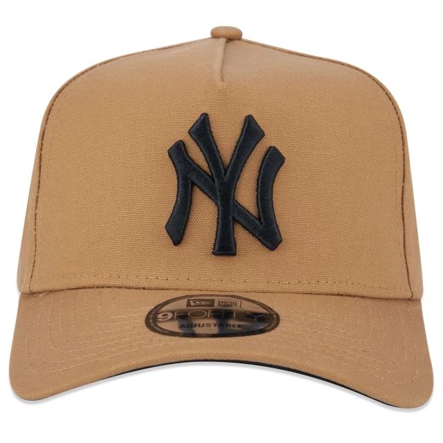 Boné New Era 9FORTY A-Frame Snapback MLB New York Yankees Cáqui