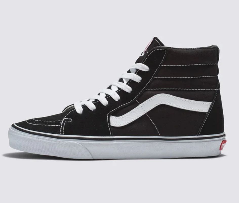 TENIS VANS SK8-HI BLACK WHITE