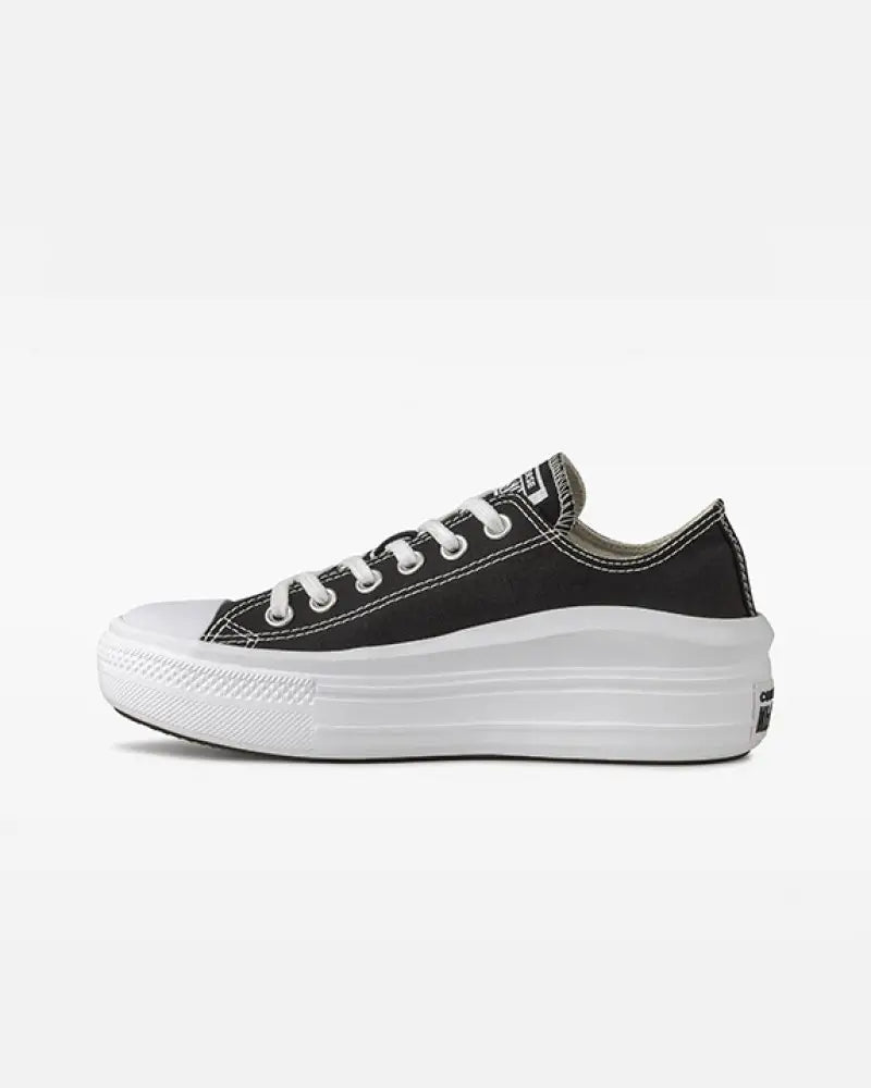 TENIS CONVERSE CHUCK TAYLOR MOVE CANO BAIXO BLACK WHITE
