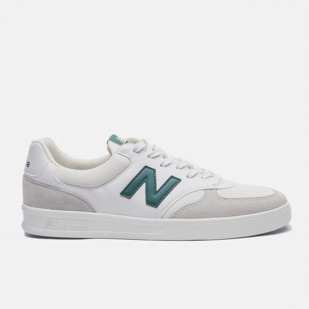 TÊNIS NEW BALANCE Ct300 V3 BRANCO E VERDE COURO/CAMURÇA