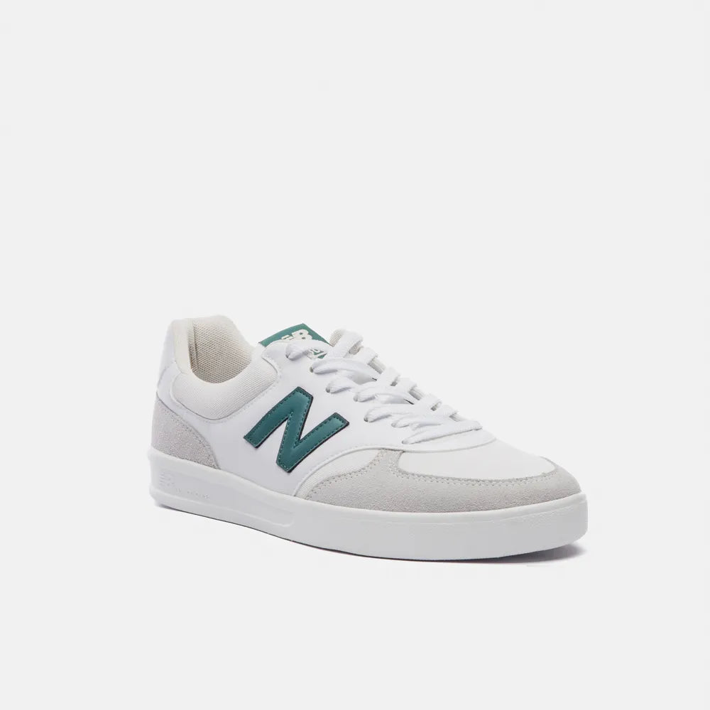 TÊNIS NEW BALANCE Ct300 V3 BRANCO E VERDE COURO/CAMURÇA