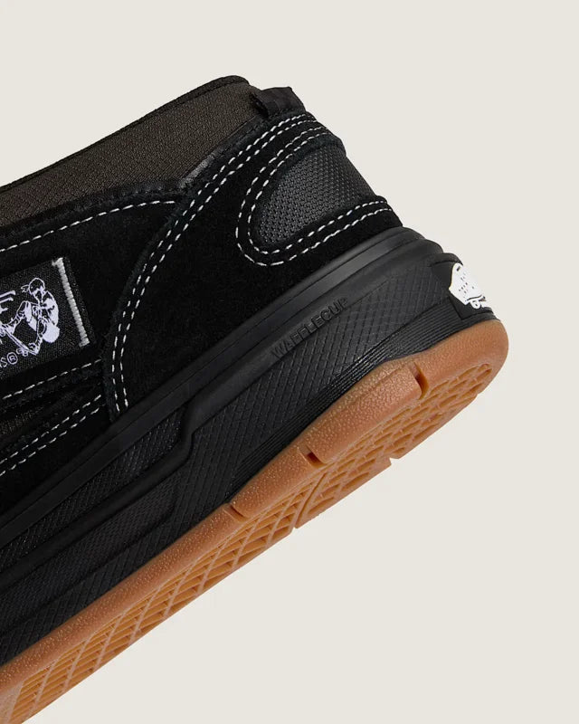 TENIS VANS HALF CAB BLACK GUM WAFFLECUP BLACK ASPHALT