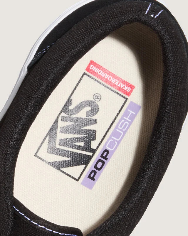tênis skate era black white