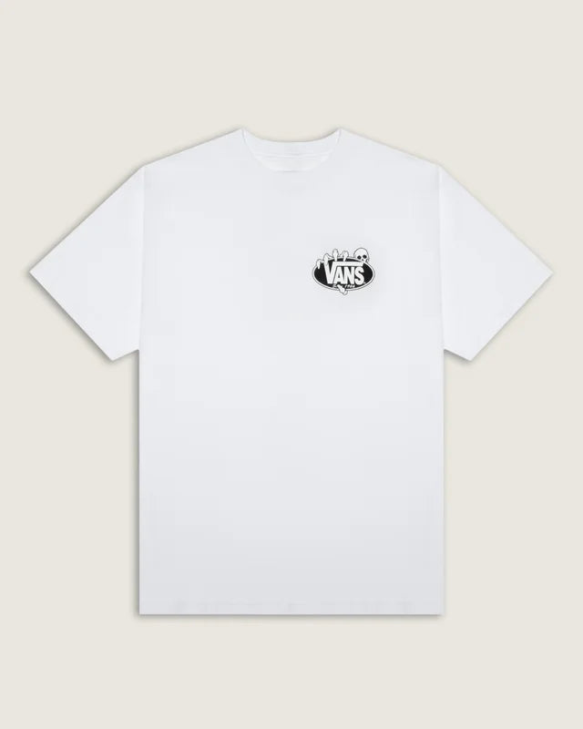 camisa manga curta show off white