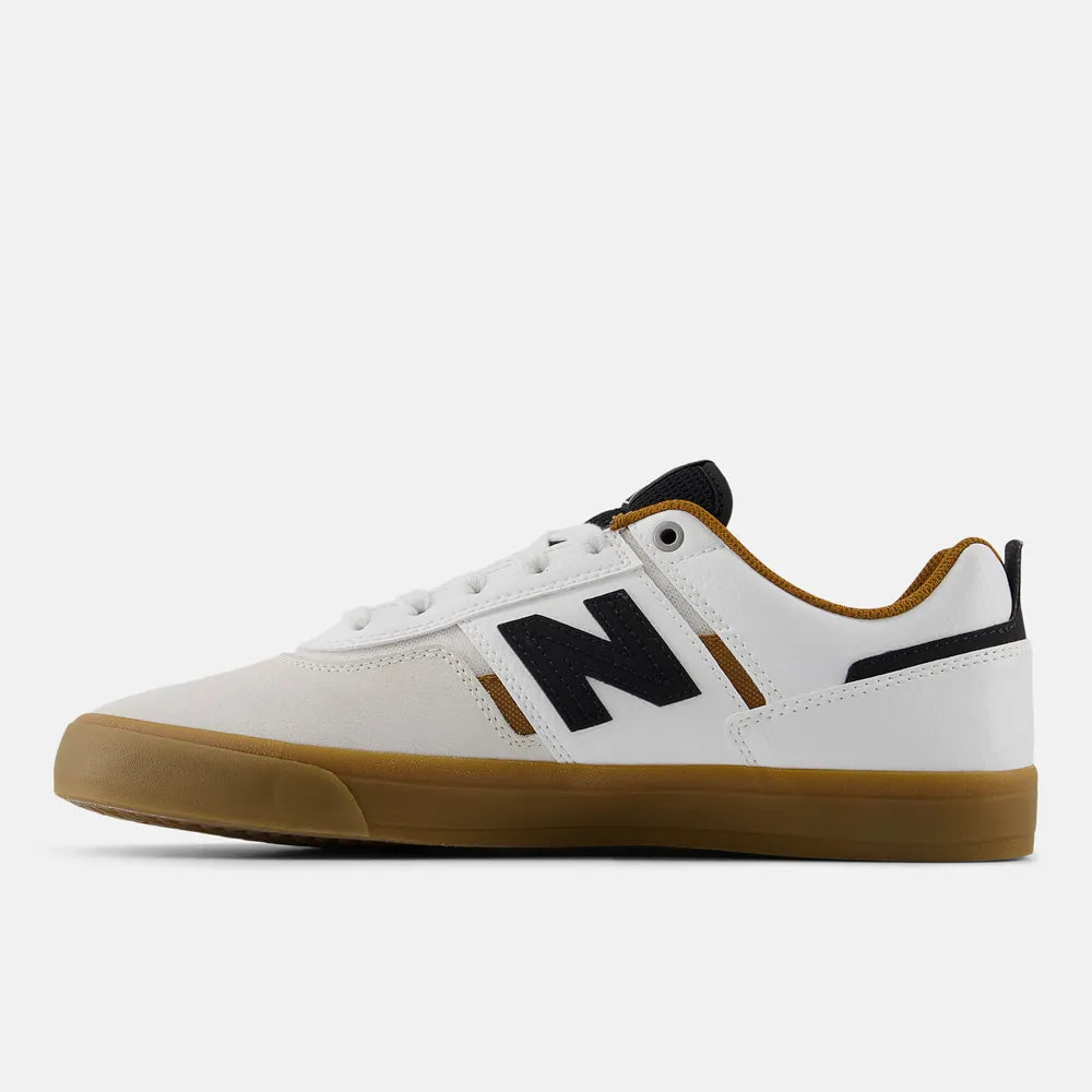 TÊNIS NEW BALANCE Nb NUMERIC JAMIE FOY 306 BRANCO DETALHE PRETO SOLA GUM