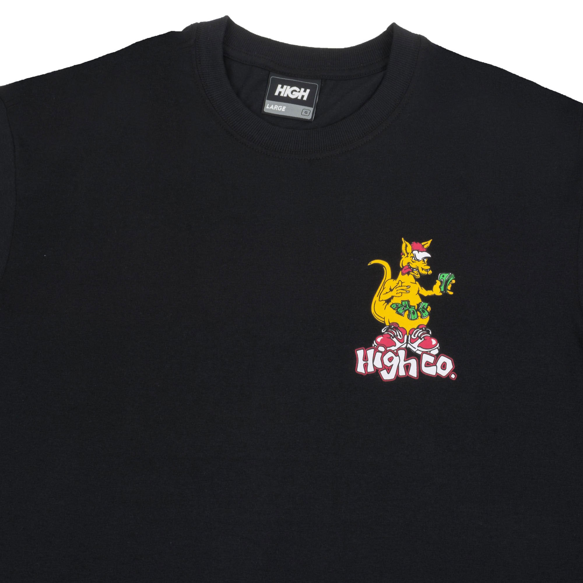 CAMISETA HIGH KANGAROO BLACK