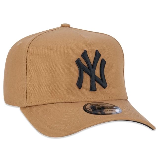 Boné New Era 9FORTY A-Frame Snapback MLB New York Yankees Cáqui