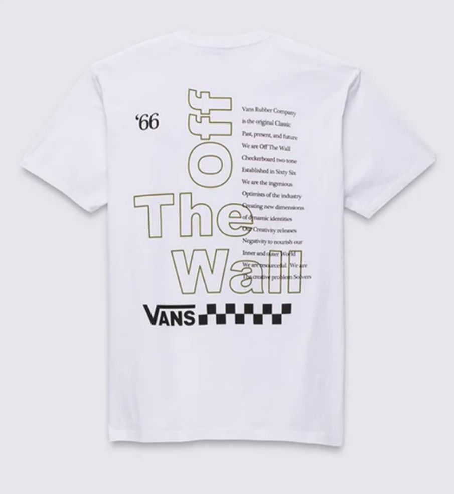 CAMISETA VANS POSTED SS WHITE