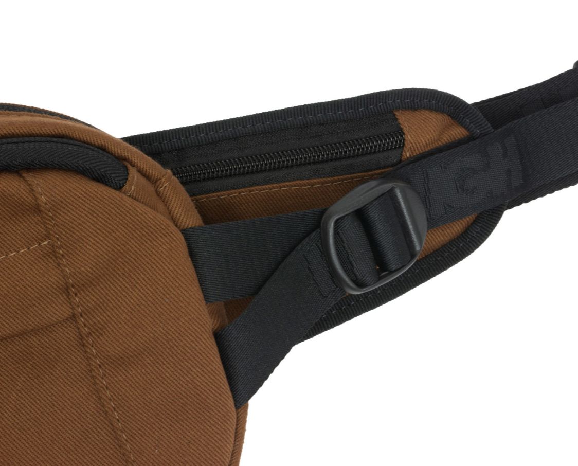 Pochete High Overdyed Denim Waist Bag Brown