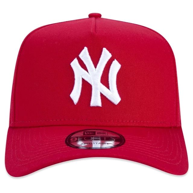 Boné New Era 9FORTY A-Frame MLB New York Yankees Vermelho