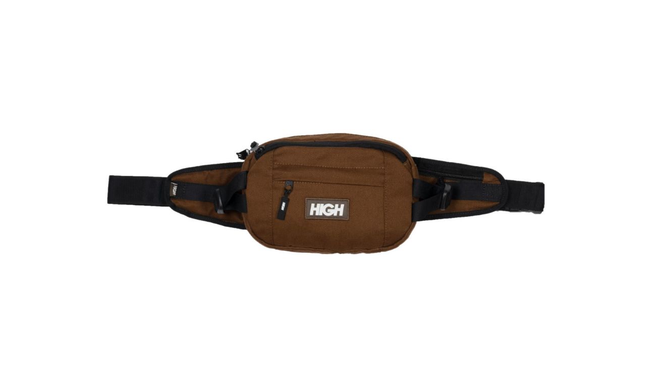 Pochete High Overdyed Denim Waist Bag Brown