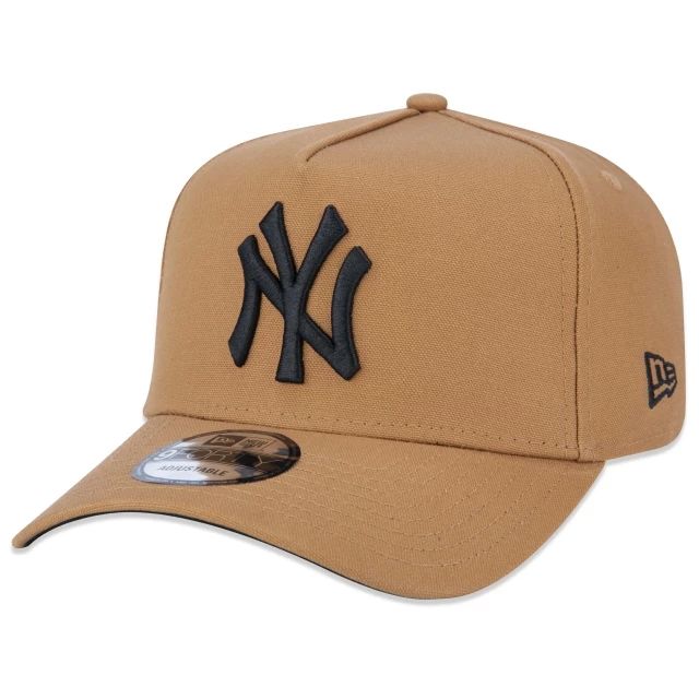 Boné New Era 9FORTY A-Frame Snapback MLB New York Yankees Cáqui