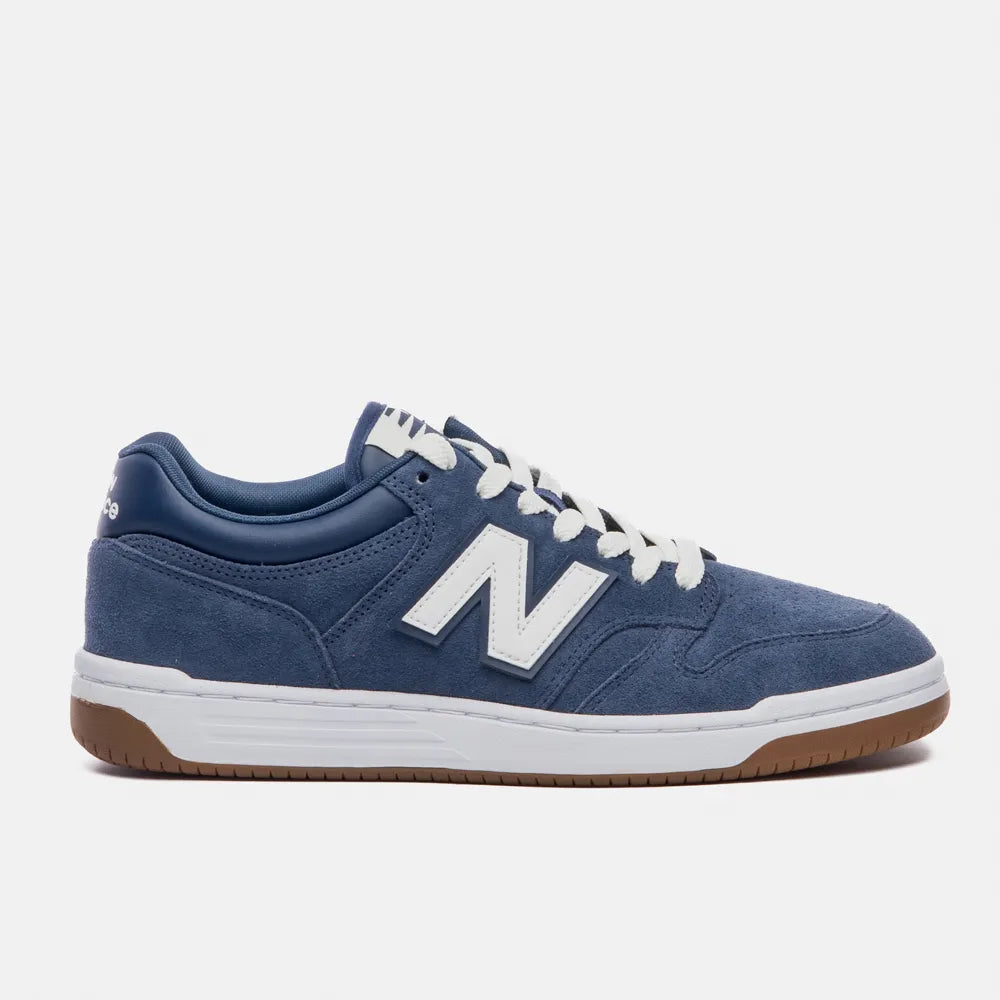 Tênis New Balance 480 Low Azul Marinho e Branco